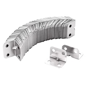 Supports d'angle en fer en forme de L à 90 degrés pour étagères, supports pour placards en contreplaqué, connecteurs de fixation, support métallique durable - Product Image 5