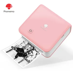 Phomemo M02 Pro Mini imprimante de poche thermique sans encre compatible Bluetooth 53/15/25mm pour enfants imprimante photo cadeau imprimante pour passeport