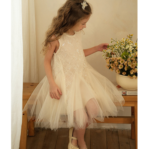 Offre Spéciale solide modèle numéro <span class=keywords><strong>robe</strong></span> en <span class=keywords><strong>tulle</strong></span> blanc pour bébés jupe de cérémonie de fête d'anniversaire d'été fraîche et respirante - Product Image 1