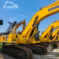 Excavatrice sur chenilles Komatsu PC350 d'occasion, 35 tonnes, faible nombre d'heures, moteur inclus, garantie 1 an, prête à être expédiée