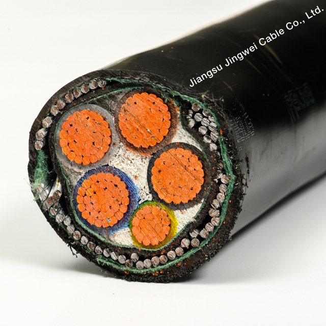 Industrial Grade YJV Power Cable High Conductivity Copper Conductor Underground Overhead Wiring Cable