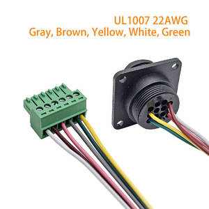Conector Automotriz Redondo Impermeable de 6 Pines EDGK, Conector CPC de 14 Pines, Arnés de Cables de Extensión, Conjunto de Cables - Product Image 4