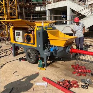 مضخة خرسانة ديزل للبيع، مضخة خرسانة صغيرة متحركة مثبتة على شاحنة بسعر مناسب - Product Image 4