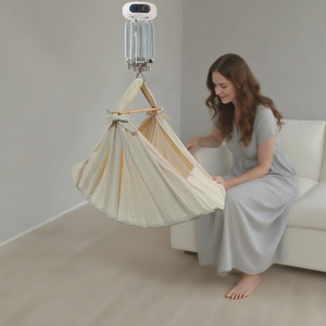 <span class=keywords><strong>Hamaca</strong></span> de cuna plegable eléctrica para bebé diseño moderno con cuna de resorte para sala de estar o gimnasio al aire libre - Product Image 1