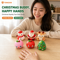 Jouets Squishy à Rebond Lent TONGXIN – Nouveautés de Noël, Cadeau Idéal pour le Chaussette de Noël, Jouet de Bureau, Lot en Gros à Vendre