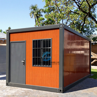 Petite Maison modulaire de style moderne de luxe entièrement personnalisée en bois et en verre Maison préfabriquée en conteneur