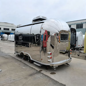 Chariot de vente ambulante mobile de qualité commerciale pour marché nocturne, crème glacée, restauration rapide, avec construction en acier inoxydable - Product Image 2