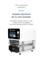 Machine de laminage OCA sous vide pour la réparation et le remplacement des écrans LCD incurvés de table d'ordinateur de 15 pouces à bord plat TBK 208C