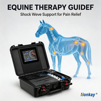 Appareil portable de thérapie par ondes de choc pour la rééducation vétérinaire équine, soulagement profond des douleurs musculaires, des tendons et des ligaments