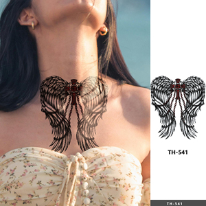 Tatuaggio temporaneo delle donne di angelo impermeabile adesivo del corpo Sexy finto personalizzato - Product Image 1