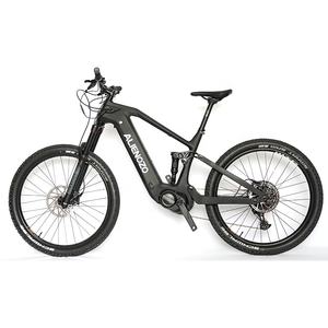Bicicleta Eléctrica de Montaña de 500 Vatios Bafang 510 con Suspensión Completa, Cuadro de Fibra de Carbono, Batería de Litio de 48V, Motor con Logotipo OEM, 1 Año de Garantía - Product Image 1