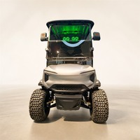 Voiturette de golf électrique Rugby Club 2, 4 ou 6 places, moteur AC 48V 5KW, batterie au lithium, pour le transport de l'équipage le jour du match et le chariot de sacs de scrum
