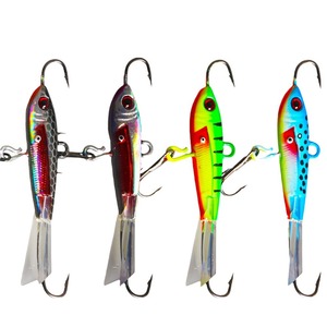 Señuelos duros de agua media para pesca en agua dulce, pesca en hielo, 4 colores YJQ48 - Product Image 1