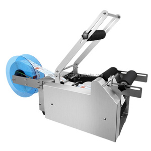 Étiqueteuse de bureau électrique pour bouteilles rondes et canettes <span class=keywords><strong>en</strong></span> <span class=keywords><strong>aluminium</strong></span>/étiqueteuse Application alimentaire - Product Image 3