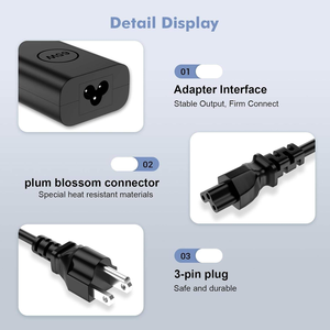 <span class=keywords><strong>65W</strong></span> <span class=keywords><strong>USB</strong></span> Type <span class=keywords><strong>C</strong></span> ที่ชาร์จ <span class=keywords><strong>Dell</strong></span> V คุณภาพสูงสำหรับแล็ปท็อป <span class=keywords><strong>Dell</strong></span> อะแดปเตอร์ AC ที่ชาร์จ20 V3.25A อะแดปเตอร์แปลงไฟ <span class=keywords><strong>Dell</strong></span> - Product Image 5