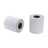 Étiquettes thermiques directes 4x6 100x150 étiquettes d'expédition étiquettes de code-barres d'imprimante rouleau autocollants personnalisés époxy sensible à la chaleur CMJN accepter