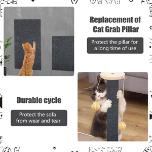 Hochwertiges Cat <span class=keywords><strong>Scratch</strong></span> Board mit selbst klebendem Trimm ing Cat <span class=keywords><strong>Scratch</strong></span> <span class=keywords><strong>Pad</strong></span> Anti Cat <span class=keywords><strong>Scratch</strong></span> Möbels chutz - Product Image 4