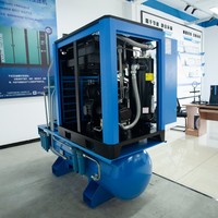 Compresseur d'air à vis à faible bruit pour découpe laser, idéal pour le traitement de tôles et les sites de découpe laser industrielle