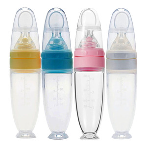 Productos maternos e infantiles <span class=keywords><strong>para</strong></span> bebé, cuchara <span class=keywords><strong>para</strong></span> botella de <span class=keywords><strong>cereales</strong></span> de arroz, dispositivo de alimentación alimentaria, cabezal suave de silicona de grado - Product Image 1