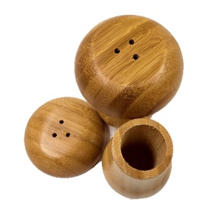 <b>Bamboo</b> Toothpick Holder Mushroom Shape 6x6x8cm Handmade For Home Dining <b>Table</b> Decor - Product Image 2