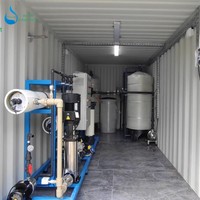 Système de dessalement de traitement de l'eau par osmose inverse conteneurisé Machine de purification d'épurateur d'eau RO