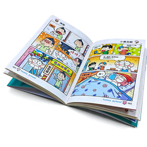 Livres pour enfants à couverture souple de haute qualité, fabrication directe en usine, reliure cousue, film laminé, offset, couleur pleine, bande dessinée - Product Image 2