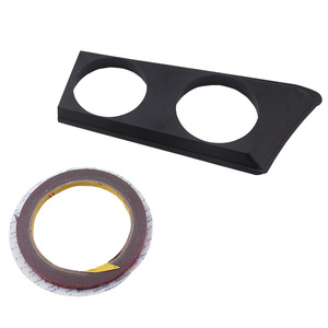Portavasos delantero de aluminio negro para BMW Serie 1 04-13 E81 E87 E82 E88 - Product Image 1