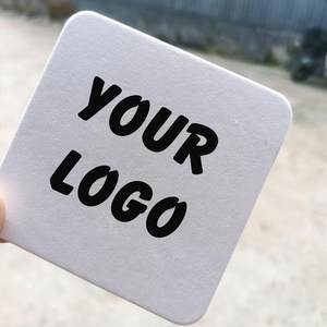 Tùy chỉnh vuông giấy thấm Coaster giấy các tông Coaster với đôi bên in ấn - Product Image 3