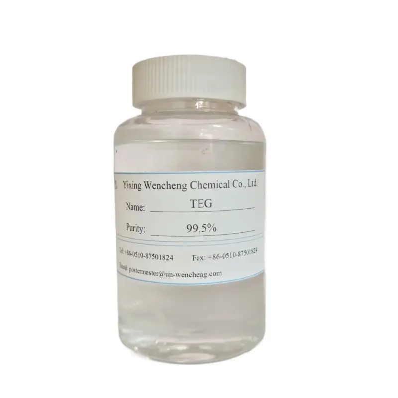 Renksiz viskoz sıvı katkı maddesi trietilen glikol susuz TEG CAS 112-27-6
