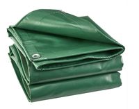 Bâche en toile PVC robuste, imperméable et résistante aux intempéries pour la protection des structures en acier