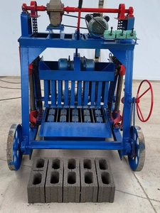 新型制砖机砂浆水泥砌块制砖机大轮移动式空心砖机 - Product Image 2