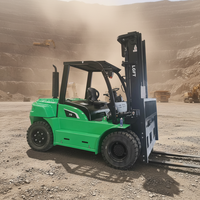 Chariot élévateur diesel 5, 6, 7, 8 tonnes avec rotateur à 360 degrés, accessoires de préhension pour rouleaux de papier/pneus/réfrigérateurs et déplacement latéral
