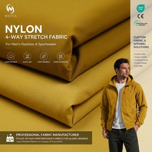 Tissu extensible 4 directions en 90 % <span class=keywords><strong>nylon</strong></span> et 10 % élasthanne, teint à carreaux, pour pantalons d'extérieur, livraison rapide, faible MOQ, commandes petites quantités acceptées - Product Image 1