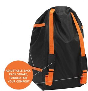 Sac à dos de transport pliable pour siège auto convertible rembourré BSCI, sac de voyage pour poussette bébé, siège auto universel pliable - Product Image 5