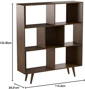 <strong>Mid</strong> <strong>century</strong> Home <strong>Bookshelf</strong> Modern Wood Cabinet <strong>Bookshelf</strong> for Living Room - Product Image 3