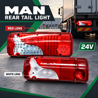 Feu arrière combiné LED 24V HSSH pour camion lourd MAN – Remplacement de feu de signalisation arrière