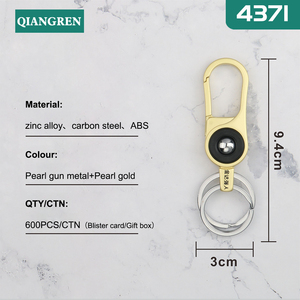 Mới Chất lượng cao xe Móc khóa móc hợp kim Carabiner vòng chìa Khóa Phụ Kiện tự làm móc xoay - Product Image 5