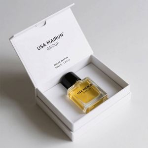 Empty Orange 15ml <b>Perfume</b> <b>Sample</b> <b>Bottle</b> Box Recycled Materials Sponge Liner Embossing Custom Logo Pink Miniature Cosmetic - Product Image 2