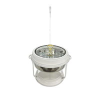 Chauffe-plat électrique 9L Pots de buffet en acier inoxydable pour traiteurs alimentés au gaz pour réchauffer et chauffer les aliments