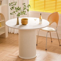 Table à manger moderne nordique de luxe en roche blanche et noire, étanche et réglable, pour usage domestique et hôtelier, portable
