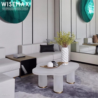 WISEMAX MÖBEL Nordic Modern Design Wohnzimmer klar Acryl Transparent Kunststoff Couch tisch Sofas Acryl Center Tee tisch