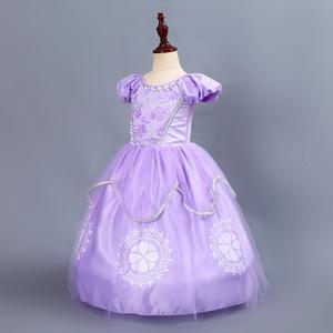 De moda de <span class=keywords><strong>Navidad</strong></span> de noche bordado indio vestido de los niños <span class=keywords><strong>para</strong></span> la ropa de fiesta - Product Image 3
