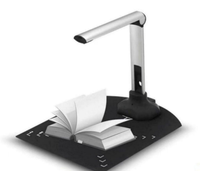 Scanner de documents portable CMOS argenté 10MP A4 USB, garantie 1 an, pour usage bureautique, numérisation ultra-rapide en 1 seconde, couleur 32 bits