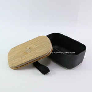 100% boîte à <span class=keywords><strong>lunch</strong></span> Bento en plastique PP recyclé boîte à <span class=keywords><strong>lunch</strong></span> en <span class=keywords><strong>fibre</strong></span> <span class=keywords><strong>de</strong></span> <span class=keywords><strong>bambou</strong></span> PLA avec couvercle en <span class=keywords><strong>bambou</strong></span> pour enfants et adultes - Product Image 6
