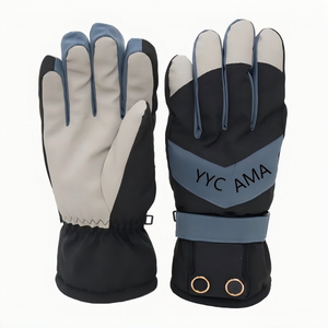 Gants chauffants rechargeables 1200mAh avec affichage LED 3 températures, entièrement tactiles, imperméables, pour le <span class=keywords><strong>ski</strong></span>, la moto et le cyclisme - Product Image 1