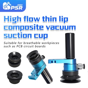 Industrial High-<b>Suction</b> Vacuum Gripper with High-Flow Thin-Lip <b>Pads</b> for Porous PCB Handling - Product Image 2