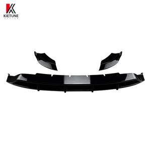 Divisor de Labios Delantero KIETUNE GLC X254, 3 Piezas, Negro Brillante, ABS, Encaje, para <span class=keywords><strong>Mercedes</strong></span> Benz Clase GLC X254 Línea <span class=keywords><strong>AMG</strong></span> 2023+, Kit de Carrocería - Product Image 2