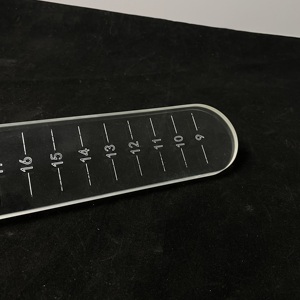 Termal şok dayanıklı son derece hassas borosilikat gofret cam Klinger yuvarlak görüş cam seviye ölçer plaka Klinger Lens gözlük - Product Image 2