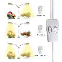Lampe de culture Joystar à double tête col de cygne, ampoules LED interchangeables, approuvée FCC CE, tri-spectre, avec fonction de cycle intelligent et de synchronisation pour la floraison