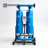 Sécheur d'air par absorption DEEMACH 1,5-200 m³/min, sécheur déshydratant régénératif sans chaleur à double tour industriel pour système d'air comprimé
